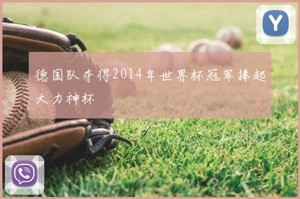 德国队夺得2014年世界杯冠军捧起大力神杯