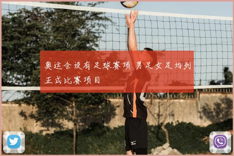 奥运会设有足球赛项 男足女足均列正式比赛项目